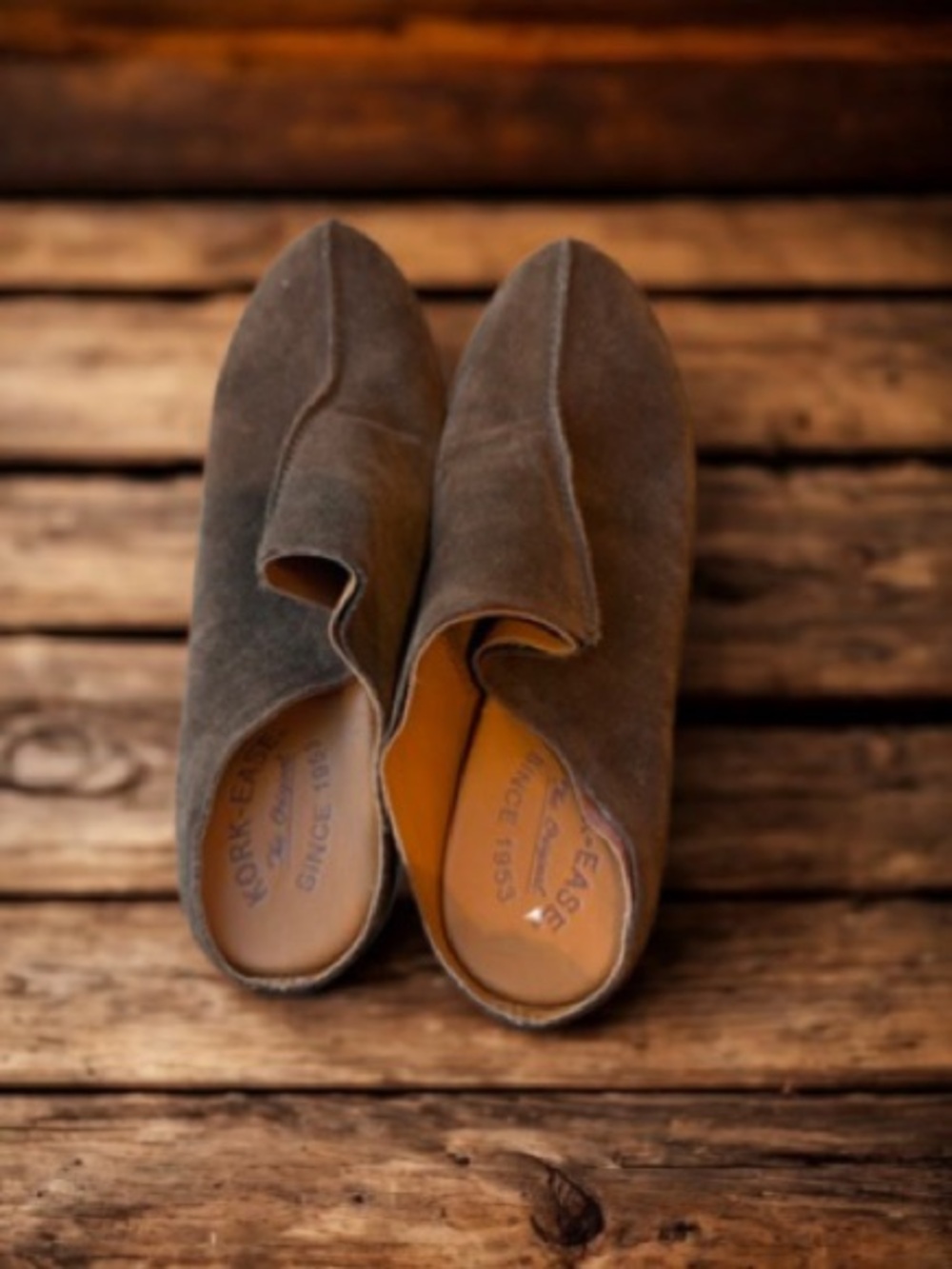 Women’s Kork-Ease Suede Slip-On Shoes in Brown